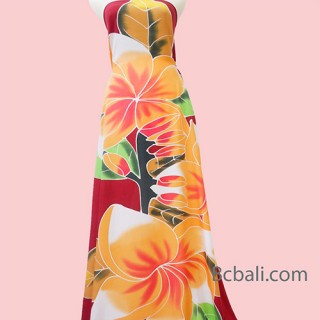 rayon sarongs flower handpainting made in bali